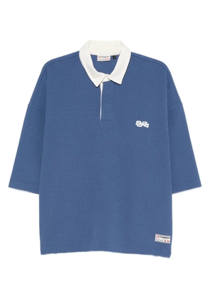 SUMMER GAMES logo-patch polo shirt - Blue