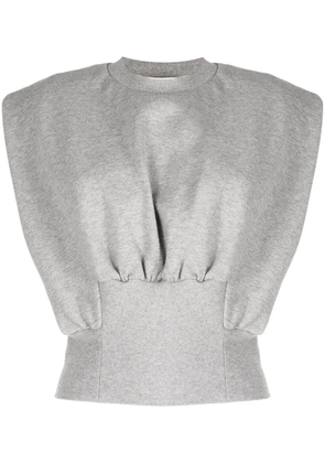 3.1 Phillip Lim mélange-effect sleeveless cotton top - Grey