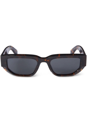 Off-White Eyewear Greeley tortoiseshell-effect sunglasses - Brown