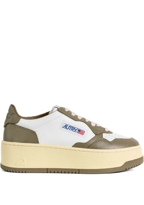 Autry platform leather sneakers - White