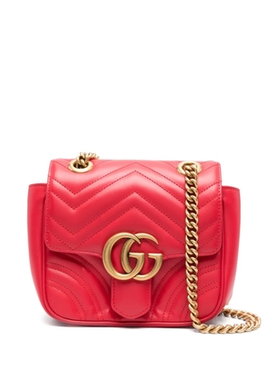 Gucci mini GG Marmont shoulder bag - Red