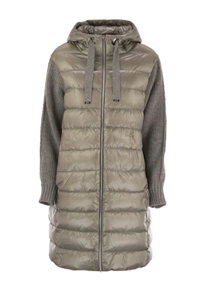 Herno hooded quilted down coat - Neutrals