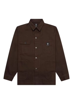 SOUTH2 WEST8 button-flap pocket shirt jacket - Brown