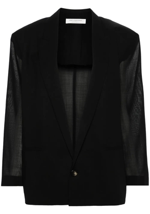 Philosophy Di Lorenzo Serafini peak-lapels single-breasted blazer - Black