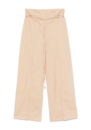 LIU JO cotton trousers - Neutrals