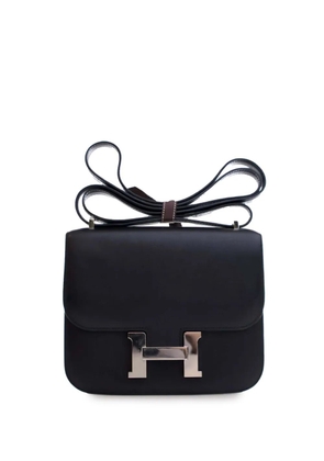 Hermès Pre-Owned 2017 Mini Swift Marble Constance 18 crossbody bag - Black