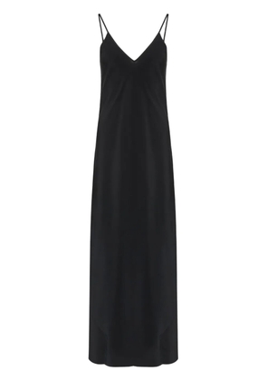 MM6 Maison Margiela silk maxi dress - Black