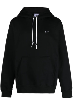 Nike Solo Swoosh-logo drawstring hoodie - Black