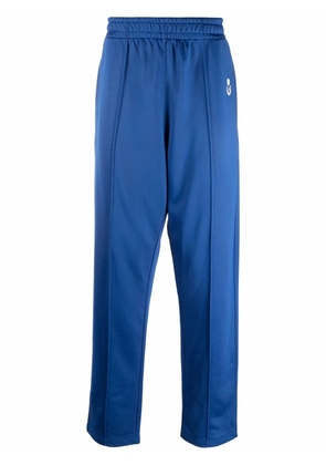 MARANT straight-leg logo track pants - Blue