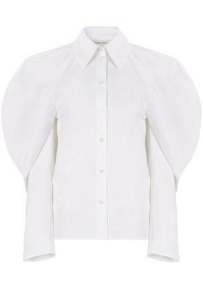 Nina Ricci bow detailed shirt - White