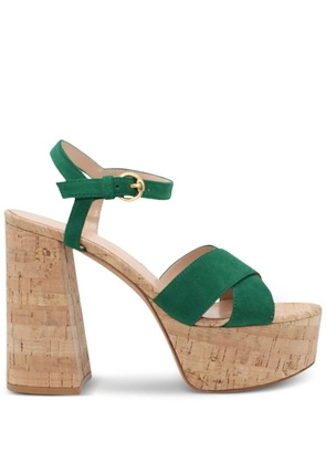 Gianvito Rossi Bebe 120mm leather sandals - Green