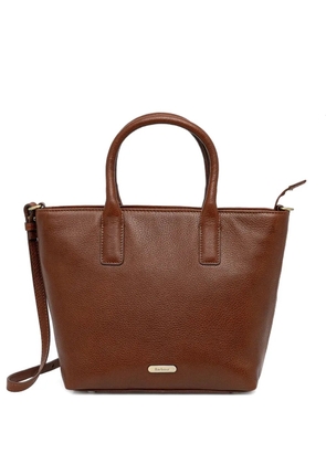 Barbour Birch leather tote bag - Brown