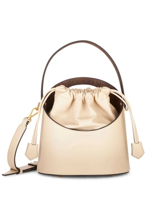 ETRO Saturno leather bucket bag - Neutrals