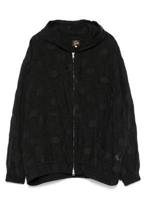 Needles zip-up hooded jacket - Black