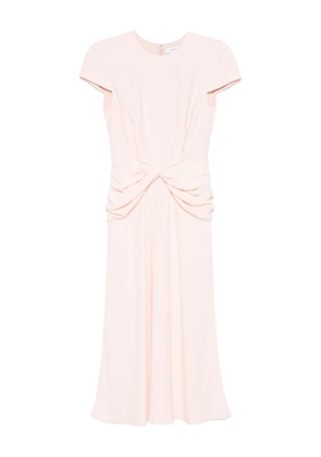 Alexander McQueen twist-detail midi dress - Pink