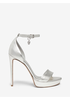 MCQUEEN - Jewel Platform Sandal - Item 851992WHAER1500