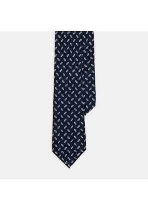 Arrow-Print Silk Tie