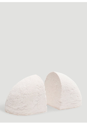 Valerie_objects Brick Bookends -  Desktop Tools White One Size