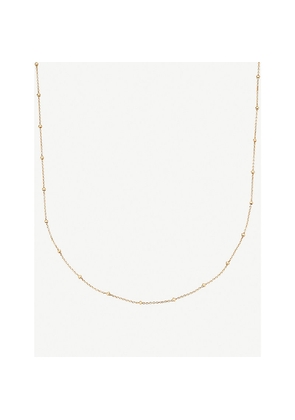 Womens Monica Vinader 18ct Yellow Gold-Plated Vermeil Silver Chain Necklace