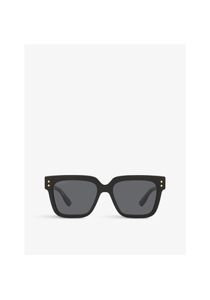 Womens Gucci Gg1084S Square-Frame Acetate Sunglasses