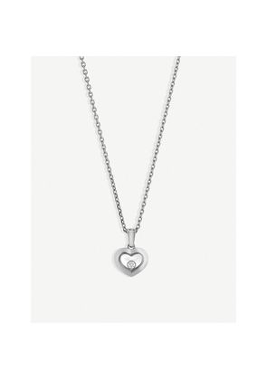 Chopard Happy Diamonds Icons 18ct White-Gold and Diamond Pendant