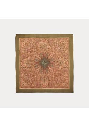 Paisley Wool Gauze Scarf