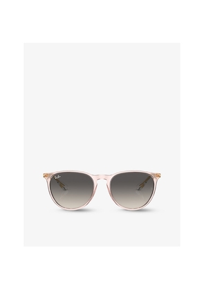 Ray-Ban Rb4171 Erika Round-Frame Acetate Sunglasses