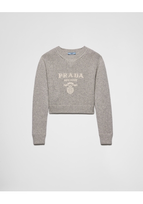 Wool and cashmere crew-neck sweater