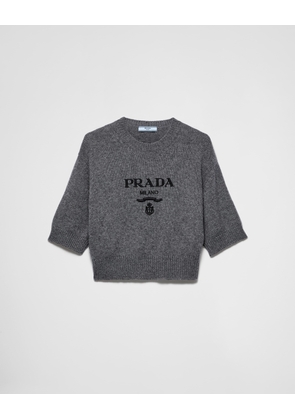 Wool and cashmere crew-neck sweater