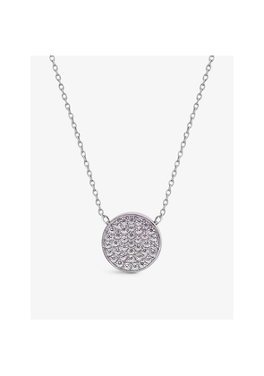 Womens Carat London Gala Two-Way Sterling Silver and Cubic Zirconia Necklace