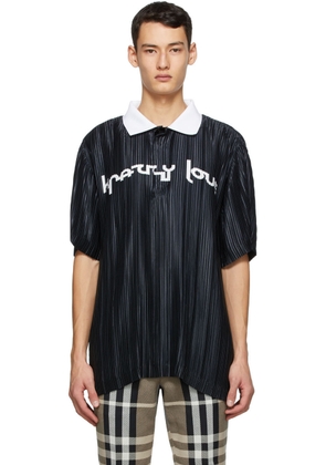 Burberry Black 'Crazy Love' Polo