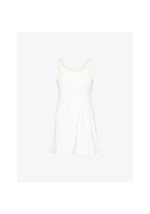 Womens Splits59 Martina Rigor Scoop-Neck Stretch-Woven Mini Dress