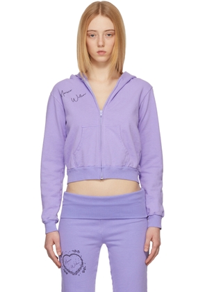 Maisie Wilen SSENSE Exclusive Purple Pop Hoodie