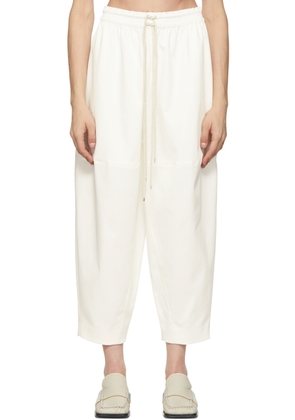 Partow White Dante Lounge Pants