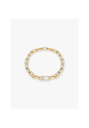 Messika Move Link 18ct Gold and 1.03ct Diamond Bracelet