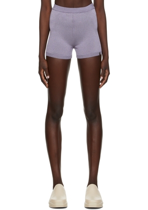 1017 ALYX 9SM Purple Knit Butterfly Shorts