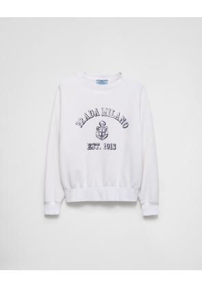 Cotton crew-neck sweatshirt