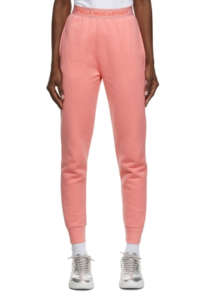 Stella McCartney Pink Tape Logo Lounge Pants