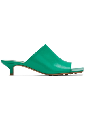 Bottega Veneta Green Stretch Mules