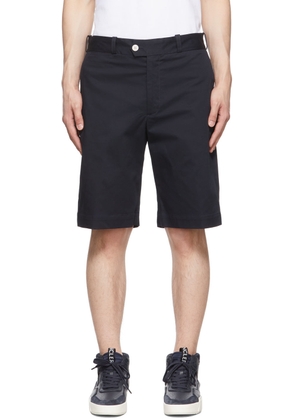Moncler Navy Cotton Shorts