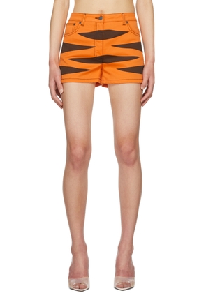 Moschino Orange Kellogg's Edition Cotton Shorts