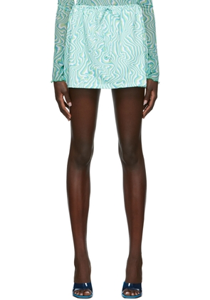 Fruity Booty SSENSE Exclusive Green & Blue Peaches N Cream Swim Skirt