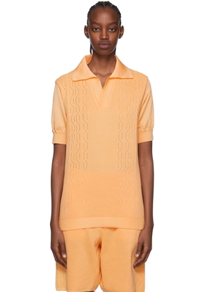 Bianca Saunders Orange Farah Edition Gibbs Polo