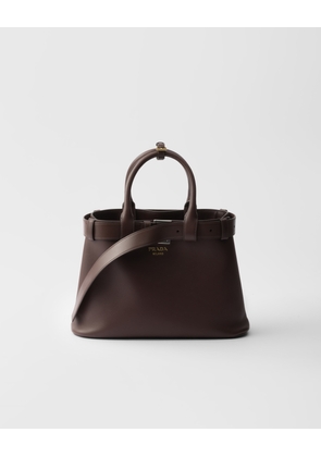 Prada Buckle small leather handbag with belt