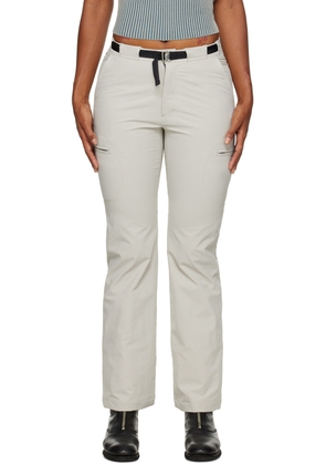 OK Gray Embroidered Trousers