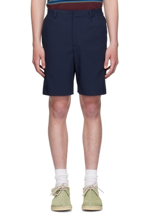 WOOD WOOD Navy Kent Shorts