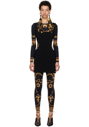 Marine Serre Black Cutout Minidress