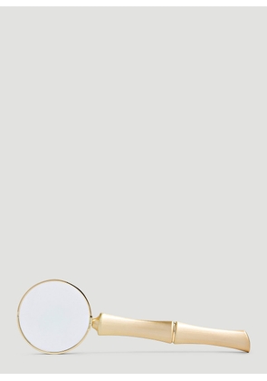 L'Objet Bambou Magnifying Glass -  Desktop Tools Gold One Size