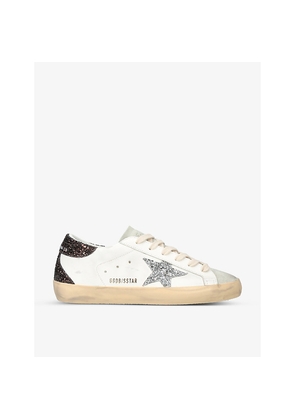Womens Golden Goose Women's Superstar 11353 Star-Applique Low-Top Leather Trainers