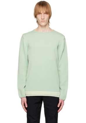 Comme des Garçons Homme Deux Green Crewneck Sweater